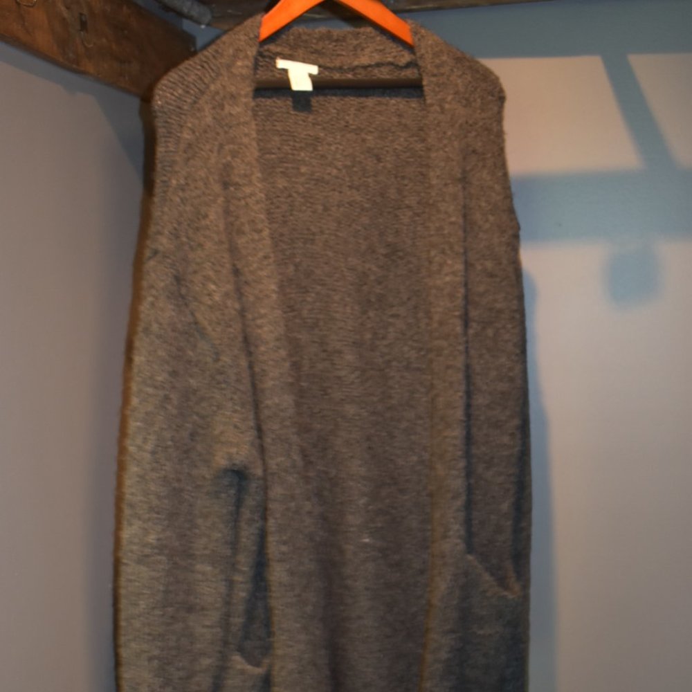 H&M Grey Knit Cardigan